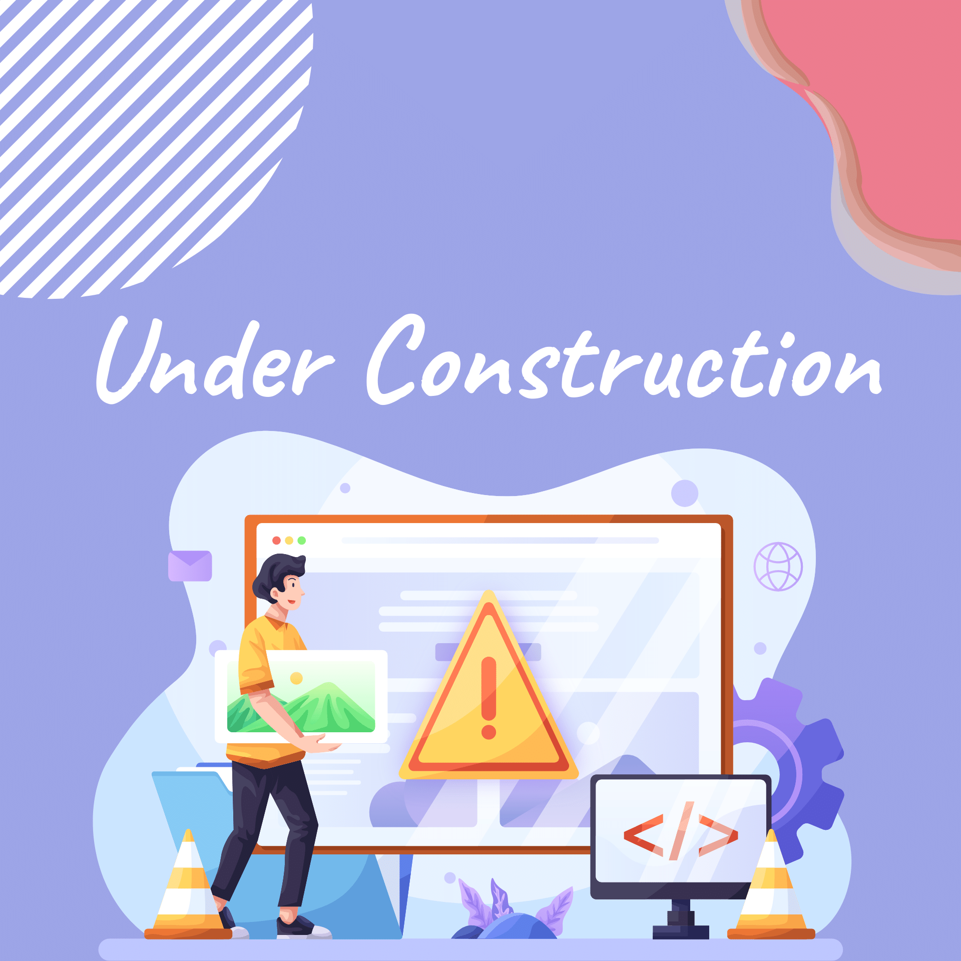 Blue Error 404 Instagram post